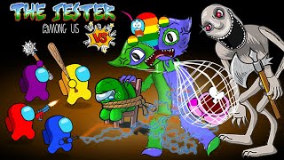 어몽어스 VS JESTER AMONG US ANIMATION  TOP FUNNIEST AMONG US VIDEO [upl. by Iveksarap]