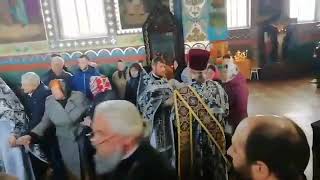 Ukrainian Nationalist Schismatics interrupting Divine Worship [upl. by Llertnac]