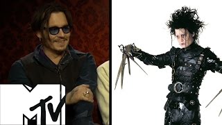 Johnny Depp Talks Edward Scissorhands 2  MTV Movies [upl. by Sidman]