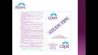 CPAN® CAPA® Test Taking Strategies [upl. by Yrrehc]