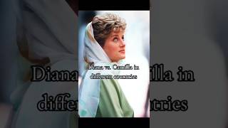 Diana and Camilla in different countries💖👸🏼 diana princessdiana fypシ゚viral shorts royalfamily [upl. by Ahseel]