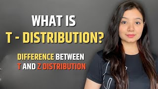 Students T Distribution  Z Distribution  T test  Statistics Tutorial [upl. by Rexana]