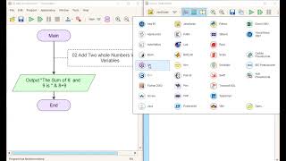 Add two numbers  Flowgorithm  Multi Programming Languages  Flowchart [upl. by Holbrooke]