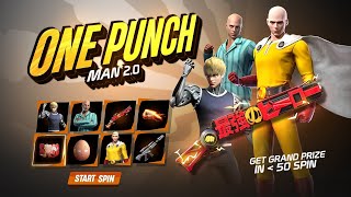 One Punch Man M1887 Return Free Fire 😮  One Punch Man Event 20  Free Fire New Event  SaaD GaminG [upl. by Amelia]