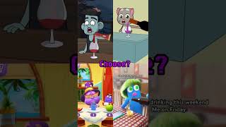 I’m not drinking today 🤮 cartoon memes mytalkingtom2 [upl. by Assilanna]