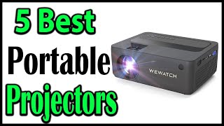 TOP 5 Best Portable Projectors Review 2025 [upl. by Festatus290]