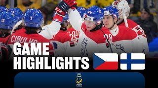 Highlights Czechia vs Finland  Bronze Medal Game  2024 WorldJuniors [upl. by Reade]