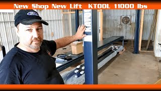 Part 1 Installing new Lift in new Shop quotSmooth Operatorquot autorepair [upl. by Arba]