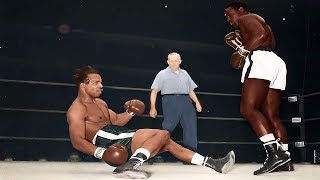 Ezzard Charles vs Bob Satterfield 1311954  Full Fight Colorized  COUNTERPUNCHING EXELLENCE [upl. by Elder]