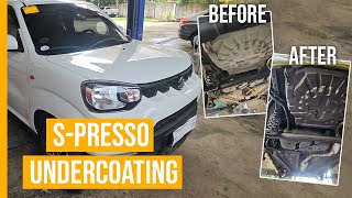 Suzuki Spresso Undercoating  Rust Protection Review and Process [upl. by Irtemed]