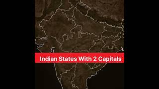 2 Capitals State of India 🤔 shorts ytshorts study trending viralvideo [upl. by Mellette]