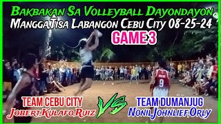 Game3DecisionBakbakan sa Mangga Tisa LabangonTeam Cebu City Vs Team Dumanjug082524 [upl. by Aniger571]