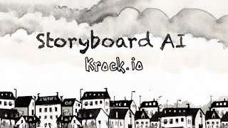 Storyboard AI Generate storyboards online with a new AI tool integrated into Krockio platform [upl. by Sinne]