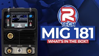 RTech Digital MIG 181 Welder  Whats in the Box [upl. by Notelrac]