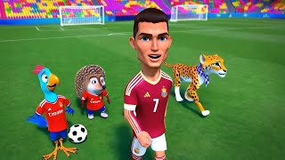 Cristiano Ronaldo  Cartoon for kids [upl. by Otrevogir297]