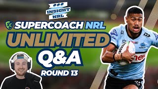 NRL Supercoach 2024  Insight Unlimited QampA Round 13  Teddy A Must [upl. by Stent339]