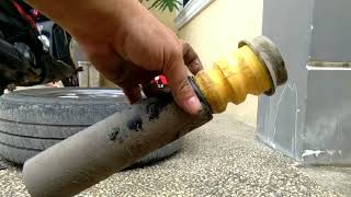 How to install Rubber Bumper Stopper Para maiwasan masira agad ang shock absorber [upl. by Lunsford]