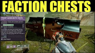 loot faction chests and complete patrols in the Miasma  Destiny 2 faction chest location [upl. by Einnil]