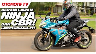 BERANI BANGET TANTANG NINJA dan CBR CFMoto 250 SR SEENAK APA l Otomotif TV [upl. by Adlay]