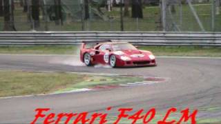 Ferrari F40 LM  Autodromo di Monza 27032009 [upl. by Derraj]