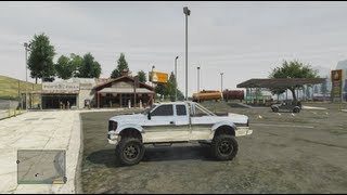 GTA 5 Lifted Truck Exact Location And Upgrades Grand Theft Auto 5 For Pros [upl. by Madox428]