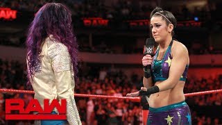 Bayley is still angry at Sasha Banks Raw March 19 2018 [upl. by Bobette717]