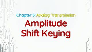 Amplitude Shift Keying  Data Communications amp Networking by Farouzan  Bangla Lecture [upl. by Merc294]