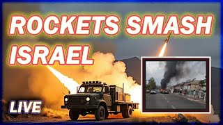 BREAKING Rockets Fall On Israel [upl. by Adnirak]