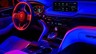 Acuras 24 Ambient Lighting Themes  Night Review [upl. by Adekam]