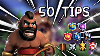 50 tips for 26 hog cycle you NEED to know  Clash Royale [upl. by Garnet147]