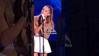 Ariana Grandes STUNNING vocals in Last Christmas ☃️🎅  Cr arianashowcases arianagrande music [upl. by Naivatco]