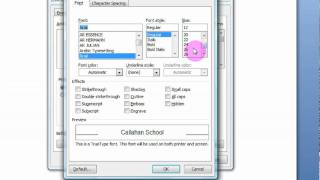 Create Labels in Microsoft Word 2007 [upl. by Pascale]