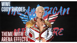 WWE Cody Rhodes theme Kingdom with Arena Effects [upl. by Elylrac174]