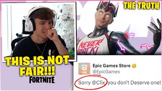 CLIX Gets EMOTIONAL amp Responds to NICK EH 30 Getting an ICON Skin Before Him Fortnite Moments [upl. by Suivatna]