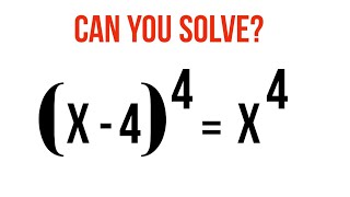 Can You Solve This Quartic Equation  Math Olympiad Question [upl. by Rondon839]