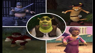 Shrek 2 The Game  All bosses  Ending [upl. by Jacinthe]