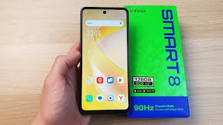 INFINIX SMART 8  ШИКАРНЫЙ СМАРТФОН ЗА 7000 РУБЛЕЙ [upl. by Atekin411]