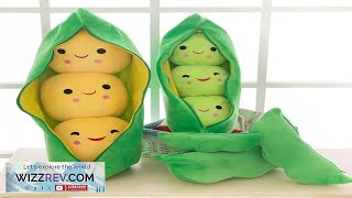 25CM Cute Childrens Baby Plush Peas Filled Plant Doll Toy Children Kawaii Review [upl. by Wurster365]