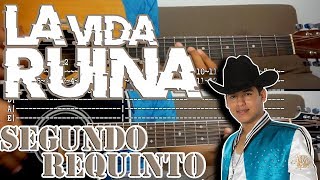 Tutorial  La vida ruina  Ariel Camacho  Requinto 2  TABS [upl. by Neeka355]