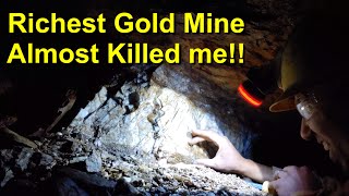 Exploring amp High Grading An Abandoned Underground Hardrock Gold Mine [upl. by Bari322]