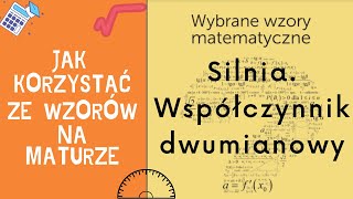 Silnia Współczynnik dwumianowy✅ jak wykorzystać tablice maturalne na maturze😎 [upl. by Sukey]