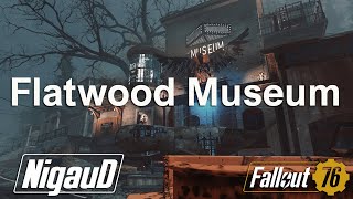 Fallout 76 camp  Flatwood Museum The Forest [upl. by Namwen]