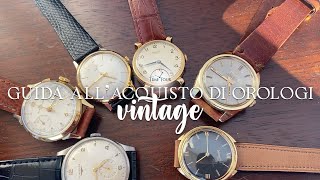 Guida all’acquisto di orologi vintage [upl. by Leotie]