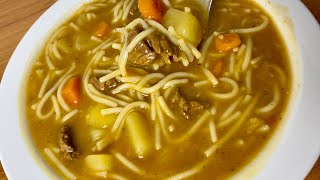 Sopa de Legumes Carne e Macarrão [upl. by Radec]