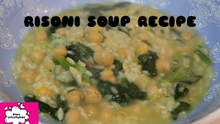 Risoni Ceci e verdure  Risoni Soup Recipe 🍲 [upl. by Jeno]