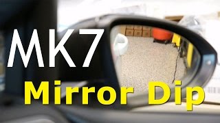 How To Perform MK7 Reverse Mirror Dip with OBDeleven [upl. by Eelan]