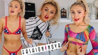 500 FASHION NOVA HAUL  TRY ON  SUMMER CLOTHING HAUL [upl. by Aitret]