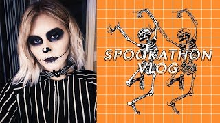 SPOOKATHON READING VLOG [upl. by Elehcir]