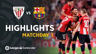 Highlights Athletic Club vs FC Barcelona 10 [upl. by Ahsitniuq]