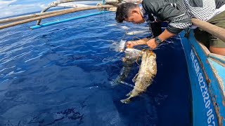 SPOT NG GIANT TREVALLY  sunodsunod ang huli  LONGLINE FISHING catch cook and sell [upl. by Huntley]